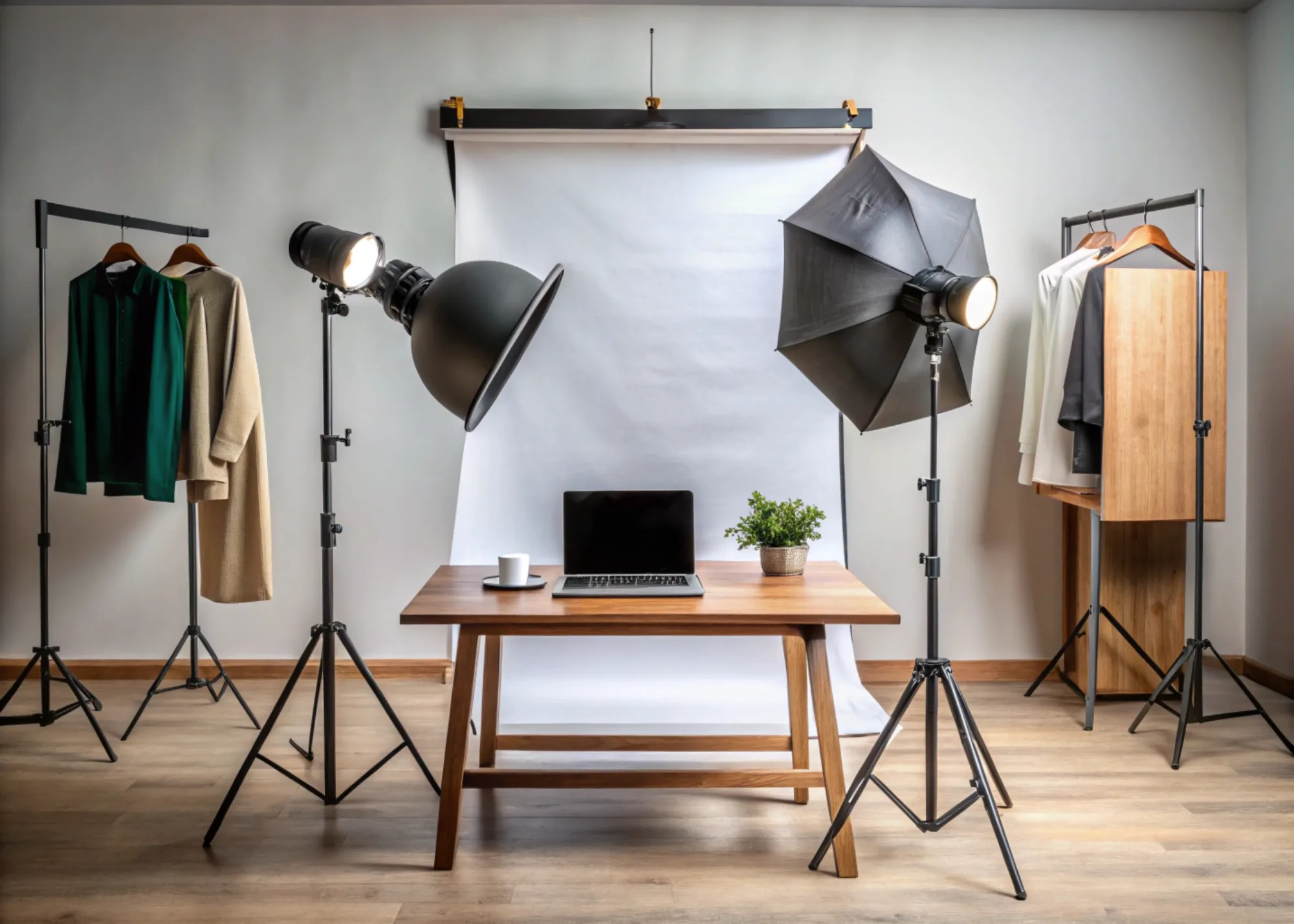 Preparing products for photography for an online s